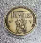 Монета Бийтълс , The Beatles в предпазна капсула , Рок група Бийтълс паметник в Ливърпул, снимка 2