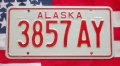 Американски регистрационен номер Табела ALASKA USA, снимка 1 - Колекции - 39711716