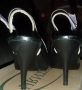 Дамски обувки с висок ток от естествена кожа, снимка 8