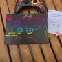 Безжичен гейминг контролер с RGB подсветка и уникален огнен дизайн (Flames / Lava), снимка 2