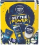 Нов мъжки Подаръчен комплект NIVEA MEN Power — душ гел, гел за лице, крем, снимка 1