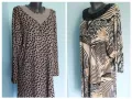 Два броя / Клоширана еластична рокля тип туника "nermod" и "miXXim" / голям размер , снимка 1