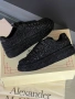 Alexander McQueen Дамски Черни Блестящи Маратонки👟Дамски Спортни Обувки В Черен Цвят Код E1290, снимка 2