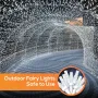 THKFUL Външни коледни приказни светлини, 50 метра 300LED, снимка 6