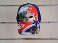 Нова детска шапка с козирка Super Mario Bros (Супер Марио) в син цвят, снимка 3
