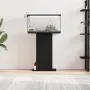 vidaXL Поставка за аквариум черно и дъб 60,5x36x72,5см инженерно дърво, снимка 3
