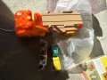 Нова играчка Транспортен Камион с 4 Дървени Коли: Светлини, Звуци, 2-5год., снимка 8