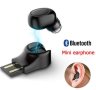 Смартфон Блутут Хендсфрий Безжична Скрита Слушалка с Микрофон и Вградена Батерия Bluetooth Handsfree, снимка 5