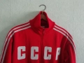 СССР Adidas Originals оригинално горнище ретро USSR Vintage размер L , снимка 4