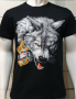Нова мъжка тениска с дигитален печат HARLEY DAVIDSON -Вълк (Wolf), снимка 3