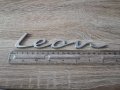 Емблема надпис Сеат Леон Seat Leon нов стил, снимка 6
