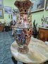 Красива антикварна порцеланова китайска ваза Satsuma , снимка 5