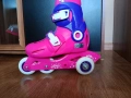 детски ролери,каска и наколенки, снимка 3