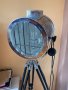 Наземна лампа на дървен статив,тринога,трипод, снимка 9
