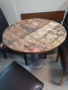 Трапезна маса с четри стола, снимка 1 - Маси - 36162891