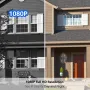 Безжична видео камера - звънец 1080P, 32 GB SD/безплатно 12 месеца облачно съхранение, IP66, снимка 6