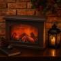 Декоративна LED камина с изкуствен пламък и звук – уют без риск и без отопление, снимка 1