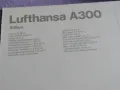 Картички самолети на Луфтханза нови винтидж 150х105мм В 737-В 727-А 380, снимка 9