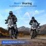 Нов интерком Fodsports M1-S AIR Bluetooth 5 слушалки за каска за 4 ездачи, до 1200 м. с водоусто..., снимка 5