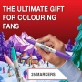 Нов Празничен сет Sharpie 25 перманентни маркера – наситени цветове, снимка 2