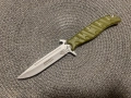 Руски сгъваем нож НОКС Финка-С, дизайн А.Бирюков -ЗЕЛЕН, снимка 1