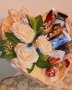 Подаръчни кутии 2 в 1! Красив букет и много сладки изкушения за специални мигове!, снимка 1 - Романтични подаръци - 42172605