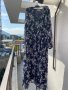 Разкошна феерична нова дълга елегантна романтична рокля Reaerved флорален нежен принт цветя , снимка 11