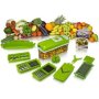 Кухненско Ренде за плодове и зеленчуци с контейнер - Nicer Dicer Plus от 13 части, снимка 1 - Прибори за хранене, готвене и сервиране - 41364569
