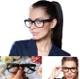 Дамски очила правоъгълни Vintage дизайн стъкла без диоптър защитаUV400, снимка 6