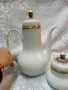 Порцеланов стилен чайник и захарница висококачествен порцелан- Bavaria Vohenstrauss Johann Seltnann, снимка 2