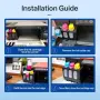 Нов Комплект мастила HP 31 32XL CMYK с висок капацитет за Smart Tank 4 броя тонер принтер печат, снимка 5