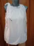 ДАМСКА БЯЛА ОФИЦИАЛНА БЛУЗА с отворени рамена - Размер М / L , снимка 3
