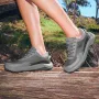 Дамски водоустоичиви туристически маратонки с мерино Giesswein и подметка Vibrom 39, снимка 5