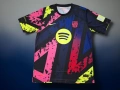 Флуоресцентна футболна тениска на Барселона # Ламин Ямал#10!, снимка 2