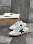 Golden Goose Дамски Бели Маратонки С Черна Звезда Естествена кожа👟Дамски Спортни Обувки Код E637, снимка 5