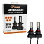 LED крушки за фар 9006 36W 6000K комплект 2 броя, снимка 1