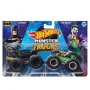 Комплект Hot Wheels Monster Trucks - Batman & The Joker / Батман и Жокера, снимка 1