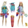 Кукла Barbie фризьорски салон, приказна коса, на къмпинг и Голям гардероб , снимка 10