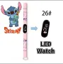 Led Стич Stitch Лило детски часовник електронен тип гривна, снимка 8