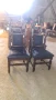 масивни столове с велурена дамаска внос от Европа, снимка 2