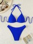 Бански Melita Blue - XS S M L размери, снимка 1 - Бански костюми - 39189919