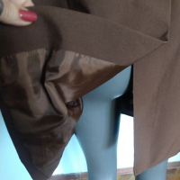 Дамско сако тип манто от фин габардин "meine grobe" / голям размер , снимка 4 - Палта, манта - 36353051