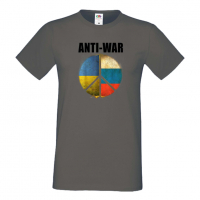 Мъжка тениска ANTI WAR,спрете войната, подкрепям Укркайна, снимка 4 - Тениски - 36115193