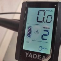 Продавам колела внос от Германия планински електрически велосипед YADEA YS500 хидравлика диск, снимка 5 - Велосипеди - 44279391