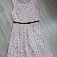 Розова рокля на точки , снимка 5 - Рокли - 41340132
