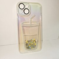 Удароустойчив силиконов кейс гръб за iPhone 14 с воден разтвор, снимка 2 - Калъфи, кейсове - 41973584