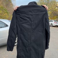 Черно мъжко палто, снимка 15 - Палта - 34194057