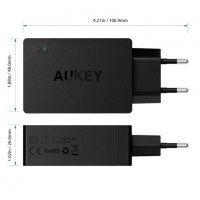  AUKEY PA-Y2 USB Type-C 33W, снимка 2 - Оригинални зарядни - 32586066