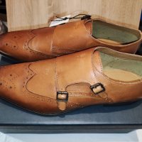 Елегантни мъжки официални обувки от естествена кожа PIER ONE №48, снимка 3 - Официални обувки - 38892052