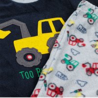 Бебешка пижама, Трактор, 6 - 9 м, Многоцветна, снимка 2 - Бебешки пижами - 41734635